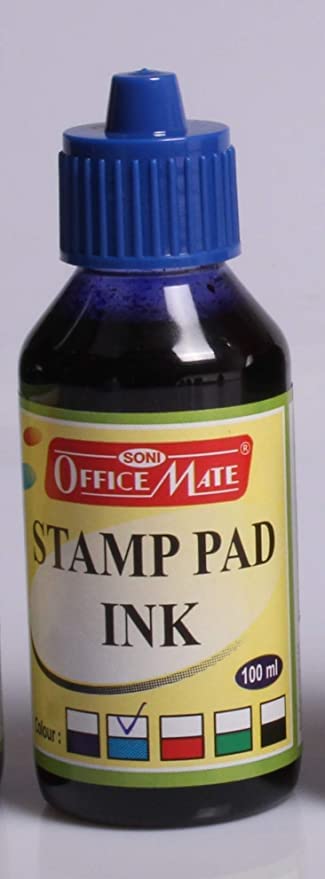 Stamp pad Ink 100ml Blue