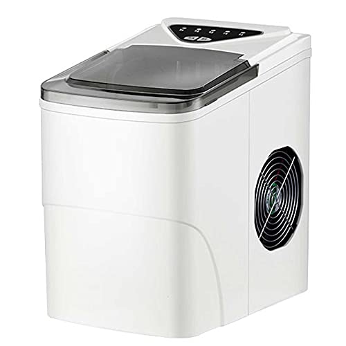 Máquina fabricadora de hielo de sobremesa, 2 tamaños de cubos, con limpieza automática y salida rápida de hielo para hogar/cocina/oficina/bar miniatura 1