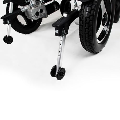 Roue d'assistance fauteuil roulant anti-usure et bascule