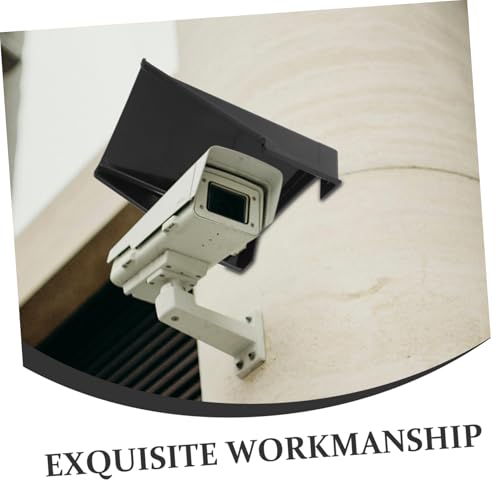 Funda de lluvia para cámara exterior y protector solar UKCOCO para pared 3