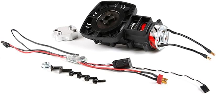 FLMLF Rc Car Second Generation One Key Electric Starter Kit Fit 23CC-45CC Engine for 1/5 Hpi Rofun Km Rovan Baja Losi 5ive-T FG Redcat Parts