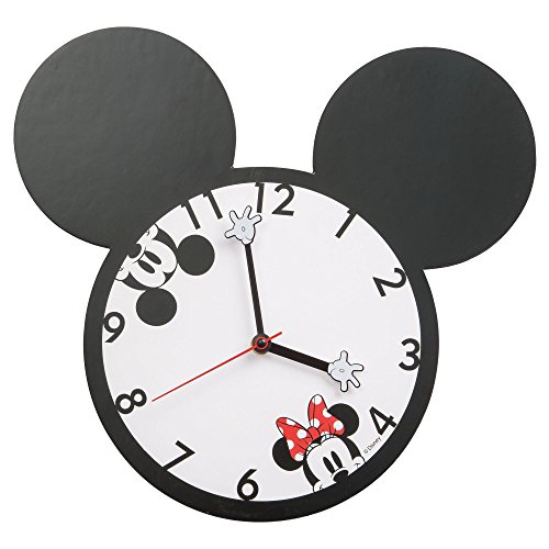 Vandor 89189 Mickey & Minnie Mouse Shaped Deco Wall Clock