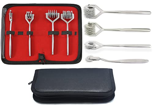 AAProTools Special Edition Pinwheel WARTENBERG Neurological Sensory Diagnostic, 1,3,5,7 Set with Case