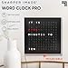 Sharper Image® LED Word Clock Pro with Dimmable Light, 9.45