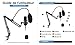 YOTTO USB Micrófono de condensador cardioide Micrófono para ordenador (192KHz/24bit Plug and...