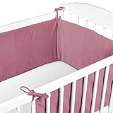 Cojin Protector Cuna Velluto - Chichonera Bebe Cuna 120x60 1