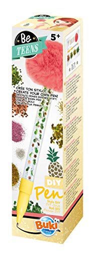 Buki France STYL04 Be Teens-Stylo Ananas DIY Pen Pineapple