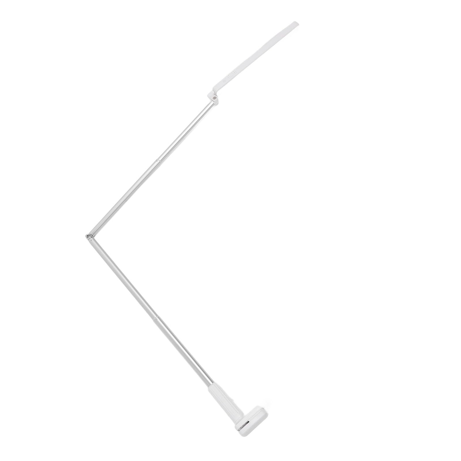 LED-Schreibtischlampe mit Klemme, Augenschonender Teleskoparm, Faltbare Tischleuchte für Maniküre, Büro, Lesen, Tragbare Arbeitsplatzbeleuchtung