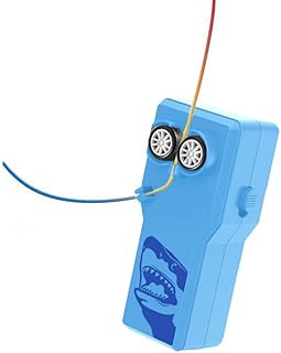 Zip String Toy Electric Rope Launcher String Shooter Launcher Reusable Creative Propeller for Kids and Adults (Blue)