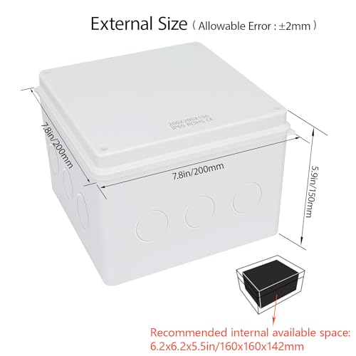 Boîte de dérivation étanche IP65 LeMotech pour protéger vos connexions de l'eau