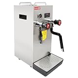 Commercial Steam Milk Foam Machine, Double Boiler Milk Frother Steamer with LED Display, 2.1Gal/8L Stainless Steel Boiling Water Frothing Machine 110V Electric Milk Foam Maker for Dessert Shop