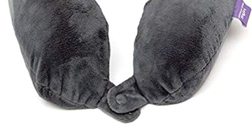 Image of VIAGGI U Shaped Memory Foam Travel Neck Super Soft Orthopedic Cervical Pillows - Grey