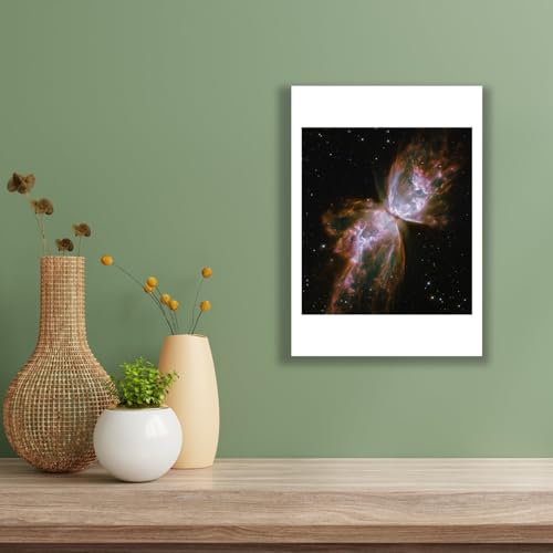 Impression d'art Hubble NGC 6302 affiche télescope grand format semi-brillante