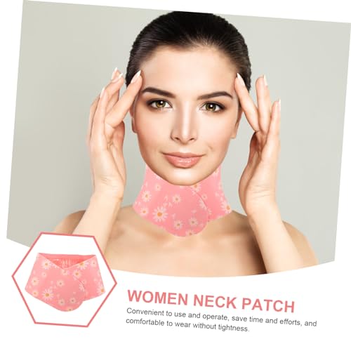 Angoily anti rugas antirrugas óleo essencial remendo de pescoço feminino protetor de pescoço patch d