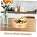 Housoutil Wooden Sushi Rice Bowl, 22cm Hangiri Sushi Oke Rice Mixing Tub, Japanese Sushi Bucket Serving Bucket for Restaurant Home Kitchen