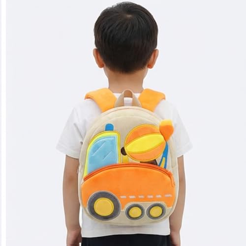 Image of Frantic Kids Velvet School Bag Plush Backpack Baby Girl Preschool Bags Ideal for Baby Boy & Girl Picnic Bags (2-5 Years)