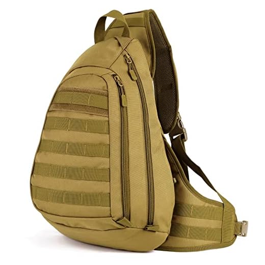 Mochila de Hombro, Selighting Mochila de Bandolera Mochila de Pecho Impermeable Mochila Bolsa Militar Táctica Mochila Multifuncional para Cazar, Senderismo, Ciclismo,Camping Hombre