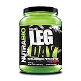 NutraBio Leg Day Intra Workout Powder – Advanced Carb Supplement with Cluster Dextrin & Electrolytes – Carb Powder with EAAs/BCAAs – Cyclic Dextrin for Performance – Grape Berry, 20 Servings