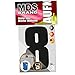 MDS Brand 8cm Zahlen Aufkleber Klebezahlen Selbstklebend Aufkleber Schwarz (8)