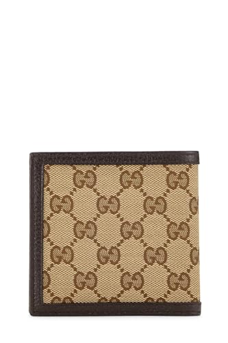 Pre-Loved Original GG Canvas Bifold Wallet, Brown3