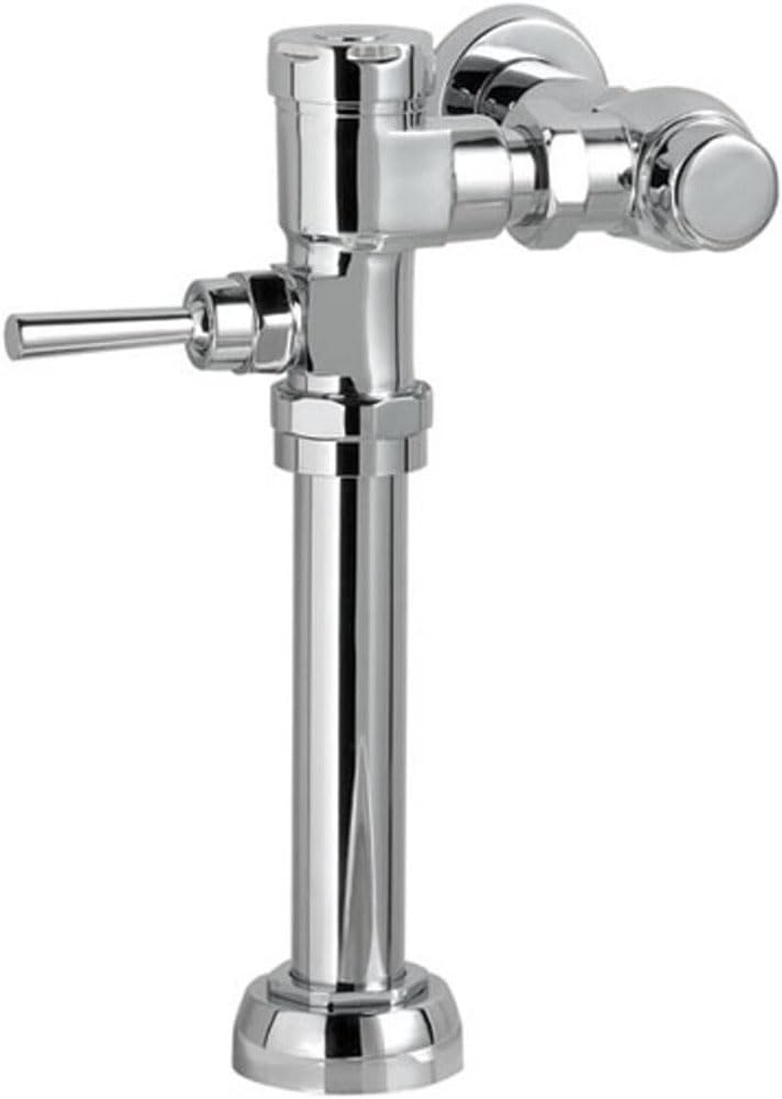 American Standard 6047161.002 Ultima Manual Toilet Flush Valve, Piston-Type, 1.6 GPF, Polished Chrome