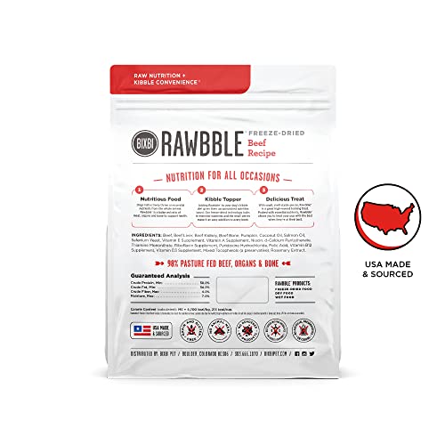 Bixbi BIX.FD.RWBL.BF.30OZ Rawbble Freeze Dried Dog Food thumb #1