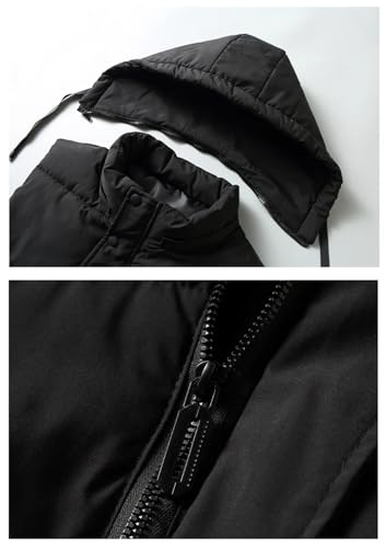 Men Autumn Winter Vest Thick Warm Hooded Sleeveless Jacket Waistcoat Clothes Outerwear2