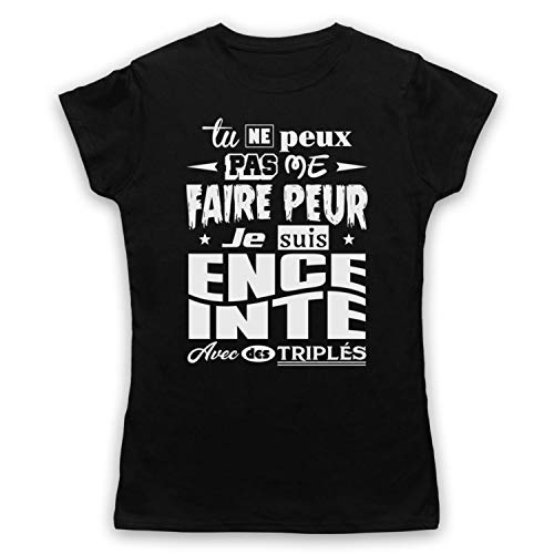 T-Shirt Enceinte de Triplés My Icon Art pour Annonce Grossesse