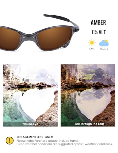 Image of BLAZERBUCK Anti-salt Polarized Replacement Lenses & Sock Kit for Oakley Juliet Sunglass