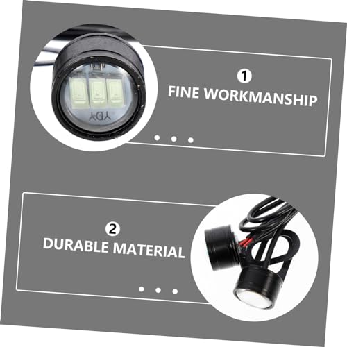 SHERCHPRY 4Pcs Luz De Circulação Diurna Luzes De Circulação Luz De Olho De Águia Luz Traseira Do Car