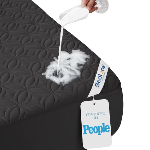 Image of BEDLORE Waterproof Mattress Protector, Full XL Size Mattress Pad