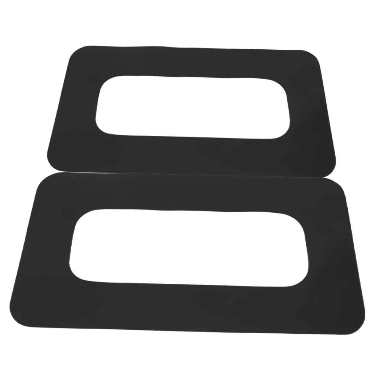 Mikikit 2pcs Paddle Board Fin Slot Connector Patch Replaceable Fin Box Connector Tail Rudder Slot Repair Patch Surfboard Accessories