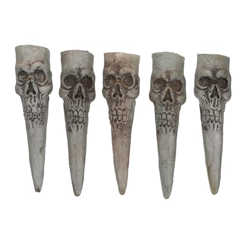 LRXIYODE 5 Szt. Częściowy Sztucznych Paznokci Halloween Kolorowe Dekoracje Palce Rekwizyty Do Przebrań Długie Paznokcie Zombie Imprezy Tematyczne