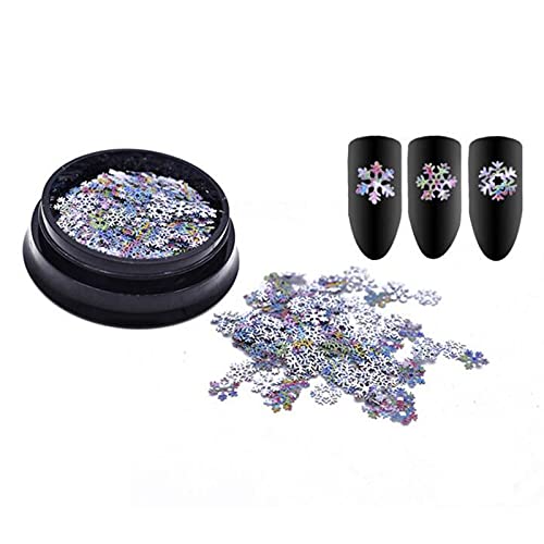 Asalinao Weihnachtspaste Leaf Gear Gold Ultra Thin Film Ausgehöhlt Nagelzubehör, Ultradünne Pailletten Weihnachten… – Bild 5