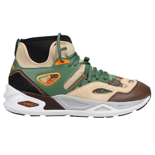 PUMA Mens Black Fives X TRC Blaze High Sneakers Shoes Casual - Beige, Brown, Green
