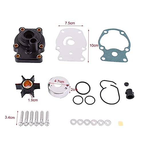 Markgoo Water Pump Impeller With Key For Johnson Evinrude Omc Outboard 20 25 30 35 Hp Boat Motor Engine Parts Replacement Sierra Marine 18-3051 395289 0395289 (Impeller Kit) #TOP4