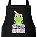 Produktbild ShirtStreet süße Geschenkidee Unicorn Eis Ice Cream Frauen Herren Barbecue Baumwoll Grillschürze Kochschürze Frosch - Ich bin ein Einhorn, Größe: onesize,Schwarz