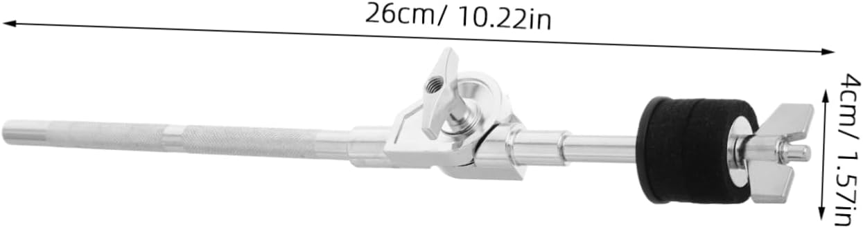 ERINGOGO Cymbal Stacker Arm Mount for Drum Stand Compact and Portable Cymbal Holder with Height and Angle Adjustments Support Accessory for Musicians