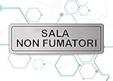 🚪 Ideale per essere applicata alle porte o ai muri del tuo bar, gelateria, creperia, pub, pizzeria, ufficio, azienda, aree ricreative e in tutti quei locali dotati di una sala apposita per i non fumatori.