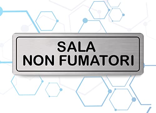 🚪 Ideale per essere applicata alle porte o ai muri del tuo bar, gelateria, creperia, pub, pizzeria, ufficio, azienda, aree ricreative e in tutti quei locali dotati di una sala apposita per i non fumatori.