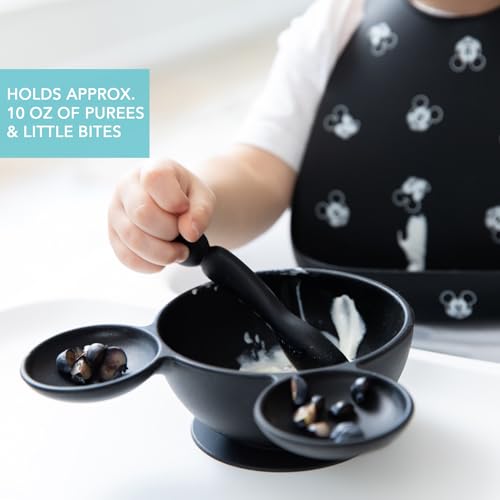 Bumkins First Feeding Set - Bowl, Lid, Spoon & Silicone Pocket Bib4