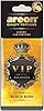 AREON VIP - Hanging Cardboard Air Freshener for Car, Home & Office - Premium Cologne Perfume with Natural Fragrances - Long Lasting, Fresh, Luxurious Scent - Stylish Design - Black King, Pack of 3 #4
