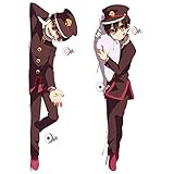 Japanese Anime Toilet-Bound Hanako-kun Dakimakura Otaku Cushion Cover Peachskin Fullbody Throw Pillow Case Gift Anime Body Pillow 59' x 20'(150 * 50cm)