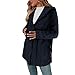 GOHRSHA Womens Fuzzy Sherpa Jacket Fashion Casual Long Sleeve Open Front Button Down Cardigan Jacquard Knitted Fleece Jacket Puffer Jacket Womens