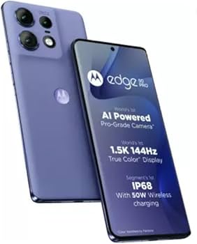 Motorola Edge 50 Pro (Luxe Lavender, 8GB RAM, 256GB Storage