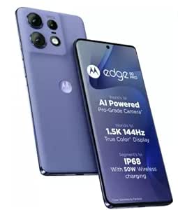 Motorola Edge 50 Pro (Luxe Lavender, 8GB RAM, 256GB Storage)