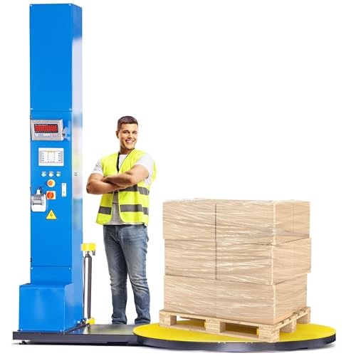 PEC Pallet Wrapping Machine Industrial Shrink Wrap Machines with Built-in Scale