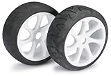Für 1/8 Pista Absima – Wheel Set Buggy 7 Spoke/Street weiß 1:8 (2 Stück) (2530009)