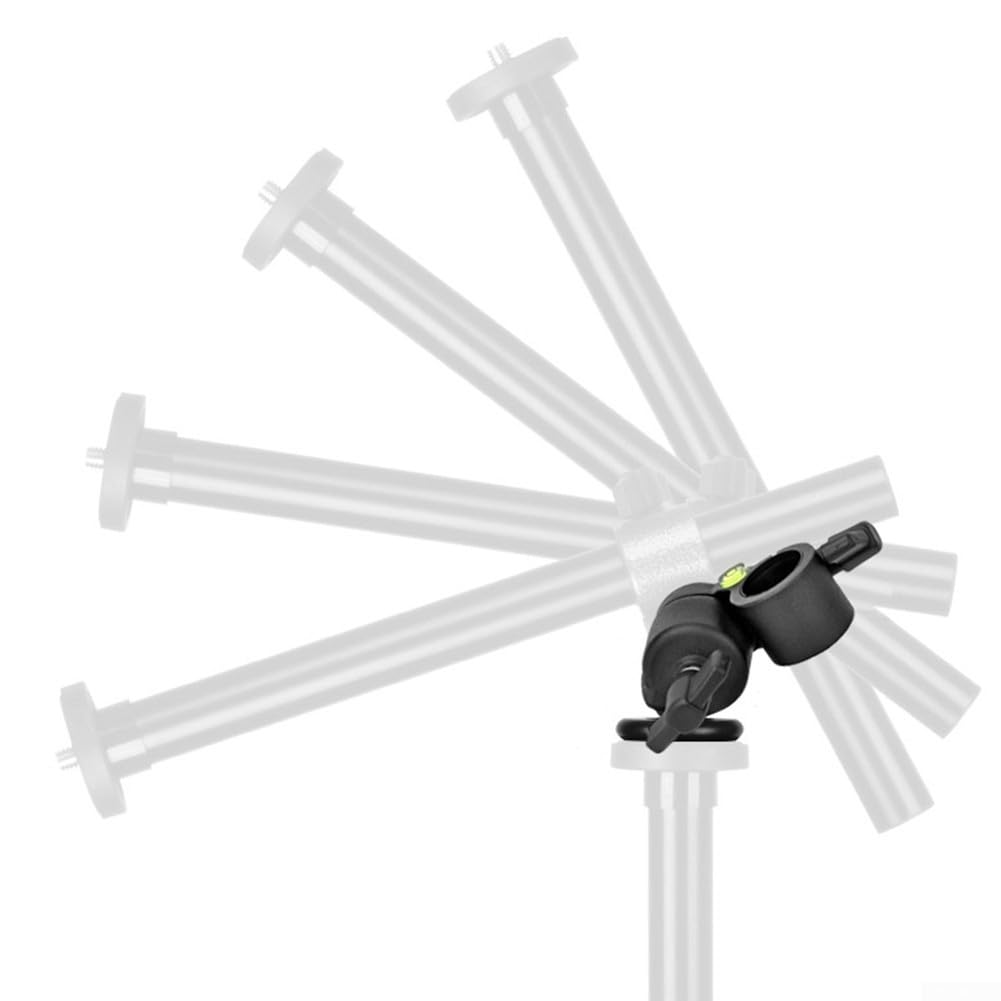 Pozioma głowica kulowa z aluminium do rury 25 mm