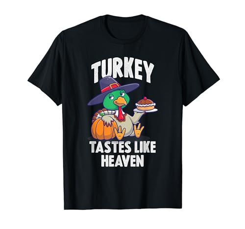 Taste Turkey, divertida cara de pavo para el Día de Acción de Gracias, engulle pavo Camiseta